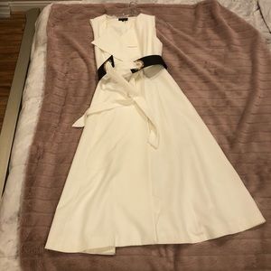 Gracia white classic elegant dress